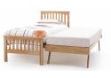 3ft Single Genuine Real Oak Wooden Bed Frame With Pullout Guest Bed 2
